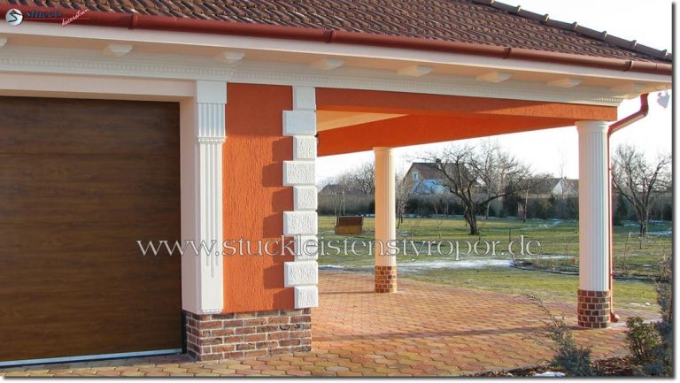 Bossensteine und Säulenverkleidung aus Styropor | Stuckleisten Hersteller