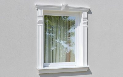 Moderne Stuckfenster für reizvolle Fassadenakzente