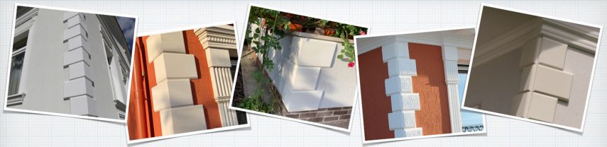 Bossensteine für Hausecken und Gebäudeecken