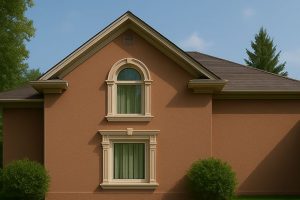 Fassadengestaltung mit Fensterstuck und klassischen Stuckmustern