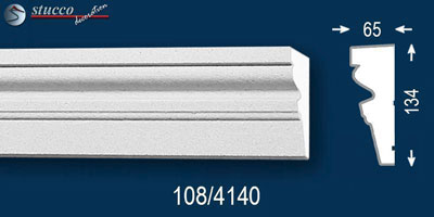 Außenstuckprofil Ankara 108 für klassisches Design