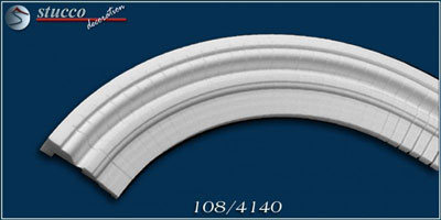 Flexible Stuckleisten Ankara 108 für Innenbogen